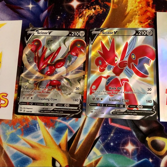 scizor v pokemon card Wrecks Your Energy AND Tools! (Sword & Shield TCG) [Metal] Hack Off 30 Discard a Pokemon Tool and a Special Energy from your opponents Active Pokemon Pokemon TCG - s3 -